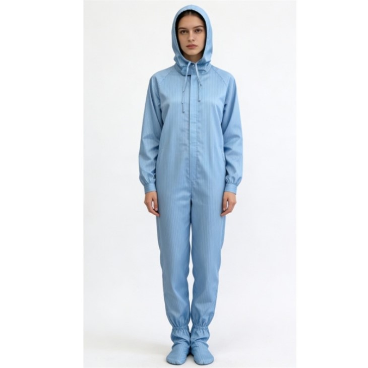Anti-static Cleaning Clothing Coverall Large Amount Of Support For Customization
